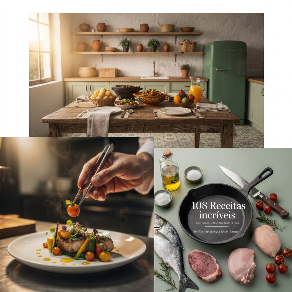108 receitas incríveis — colagem gourmet