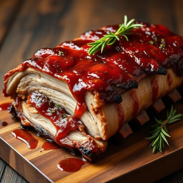 Prato representando Carnes Suínas